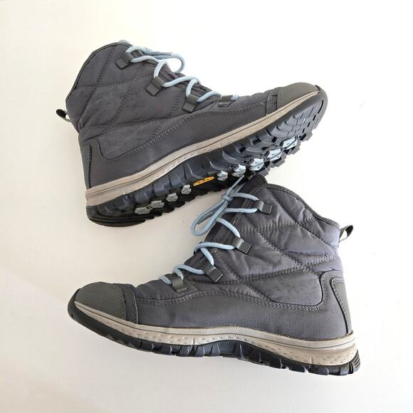 Keen Terradora Waterproof Hiking Winter Boots Grey Size 7.5 Quilted - Picture 4 of 8